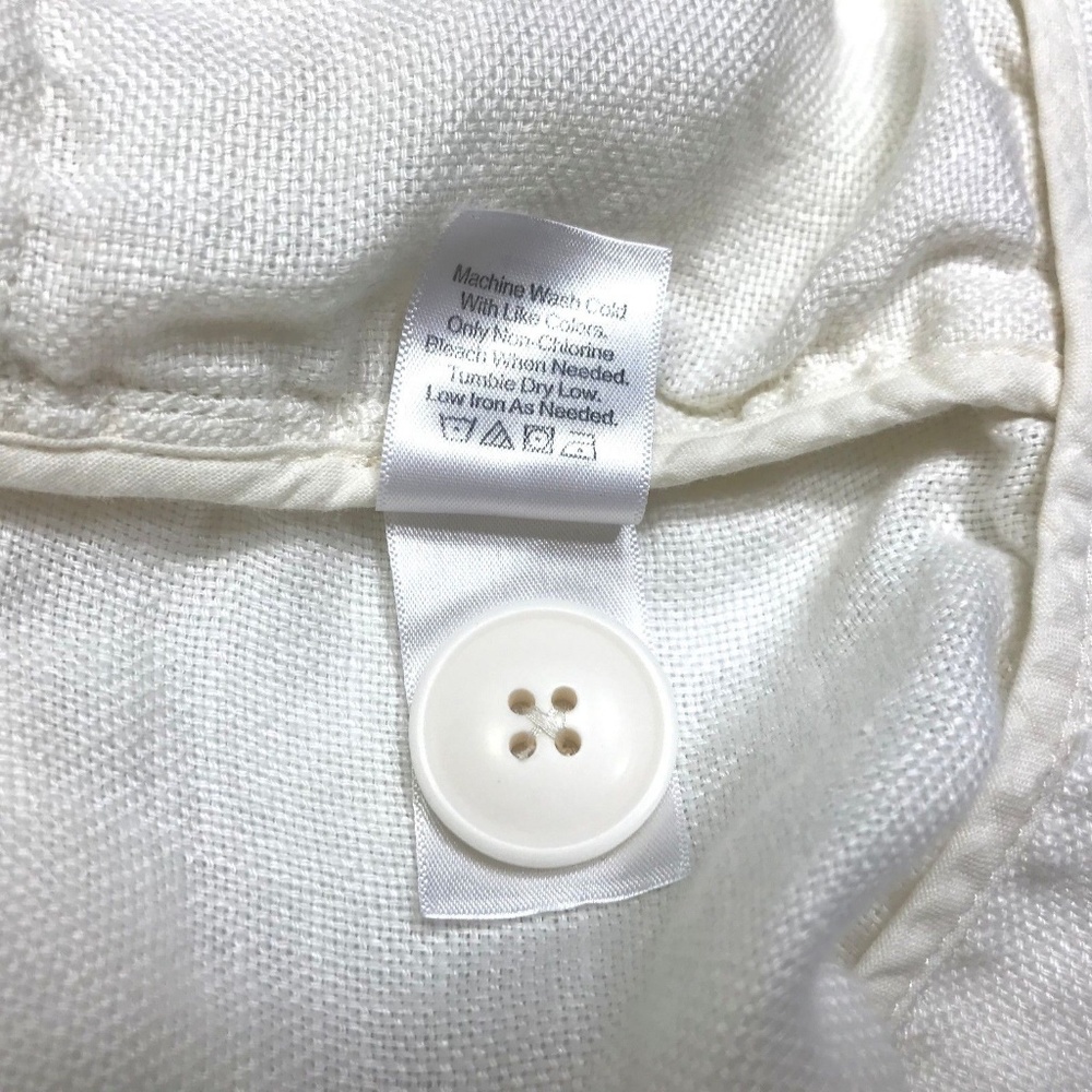Coldwater Creek  Ivory 100% Linen Jacket - Picture 6 of 8
